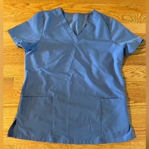 Mandala Ceil Blue Scrub Set, Size Small